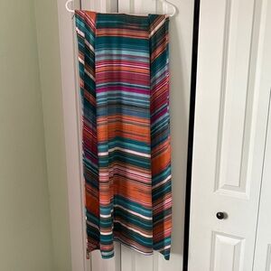 Maurices Multicolor Striped Maxi Skirt